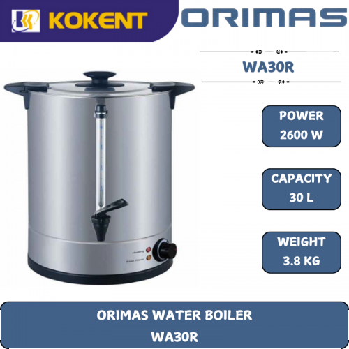 ORIMAS WATER BOILER  WA30R