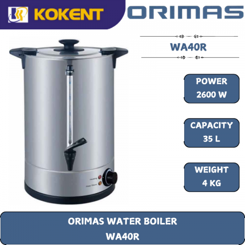 ORIMAS WATER BOILER  WA40R