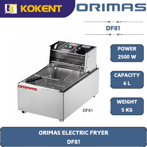 ORIMAS ELECTRIC FRYER  DF81