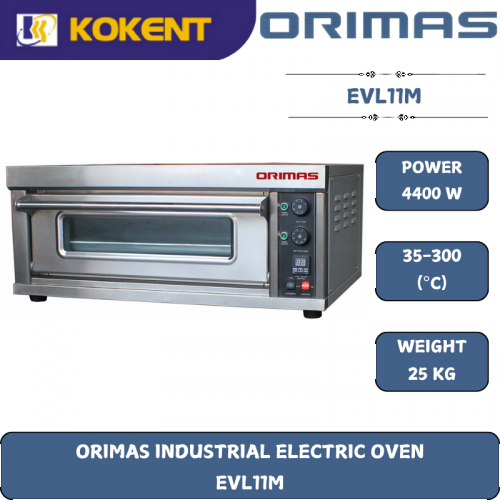 ORIMAS INDUSTRIAL ELECTRIC OVEN  EVL11M