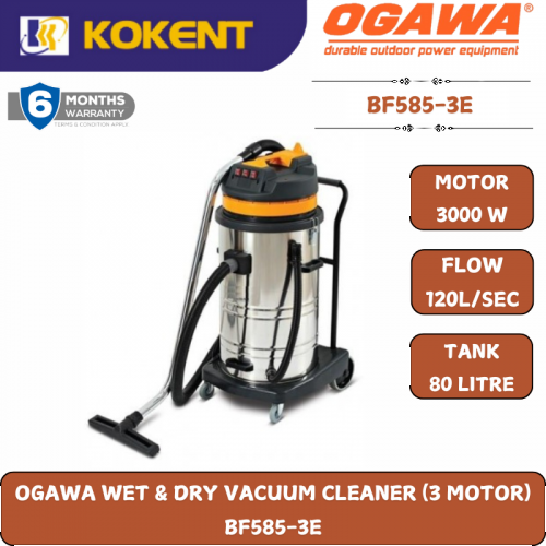 OGAWA WET & DRY VACUUM CLEANER [3-MOTOR ] BF585-3