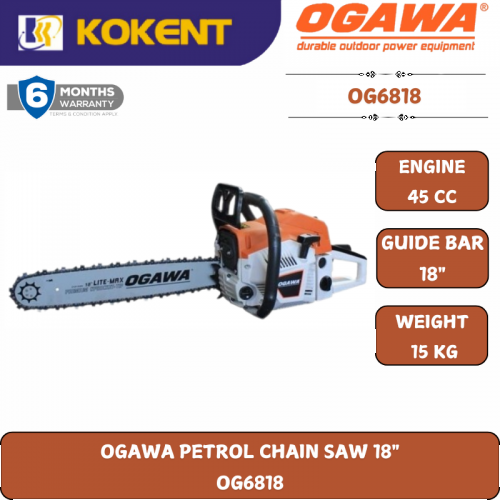 OGAWA PETROL CHAIN SAW [ 18