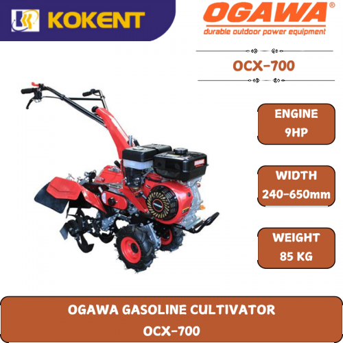 OGAWA GASOLINE CULTIVATOR [9HP] OCX-700