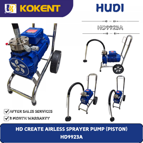 HUDI CREATE AIRLESS SPRAYER PUMP (PISTON)  HD9923A [STAINLESS STEEL HEAD]