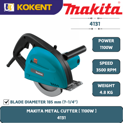 Makita Metal Cutter 185 mm (7-1/4″) 1000W 4131