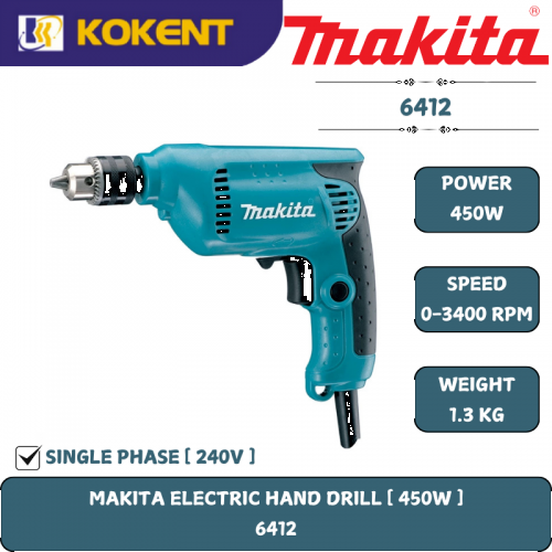 Makita Hand Drill 10mm (3/8