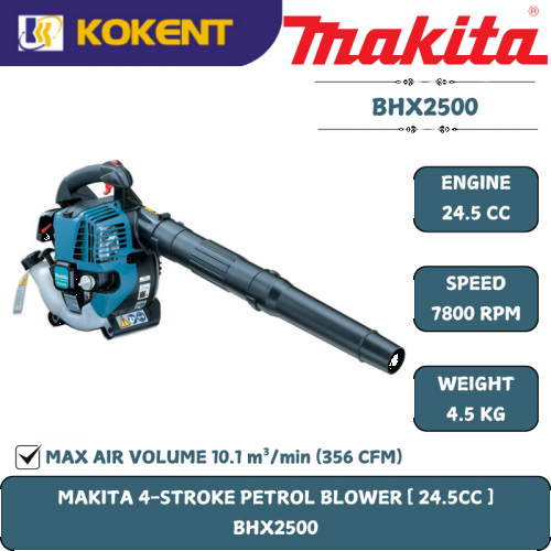 Makita 4-Stroke Petrol Engine Blower 24.5mL BHX2500