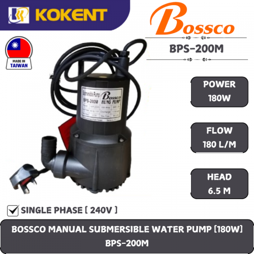 BOSSCO MANUAL SUBMERSIBLE PUMP [ 11/4