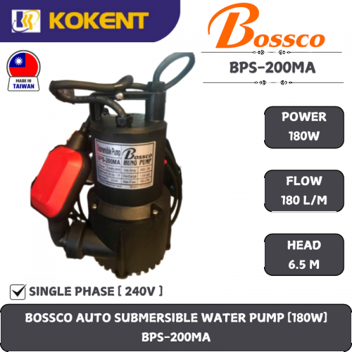 BOSSCO AUTO SUBMERSIBLE PUMP [ 11/4