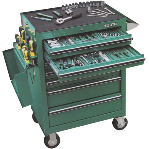 SATA Drawer Tool Trolley Set 298pcs 95107P-15