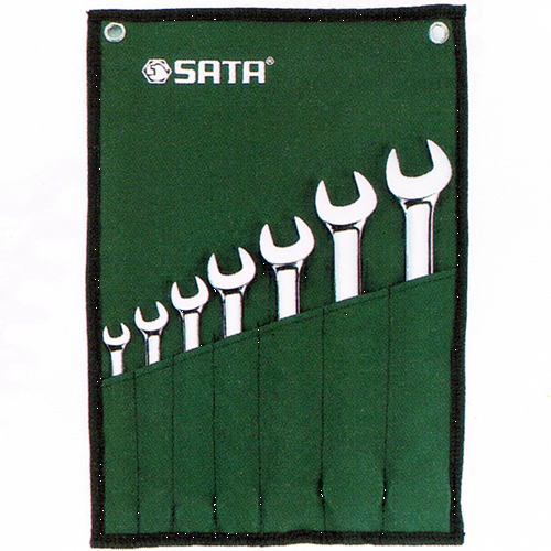 SATA Combination Wrench Set 7pc, 10mm-19mm, Metric, 1kg, 09067