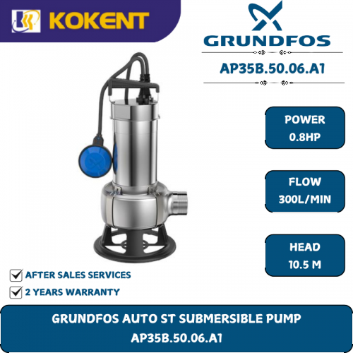 Grundfos Unilift Auto Submersible Pump AP35B.50.06.A1