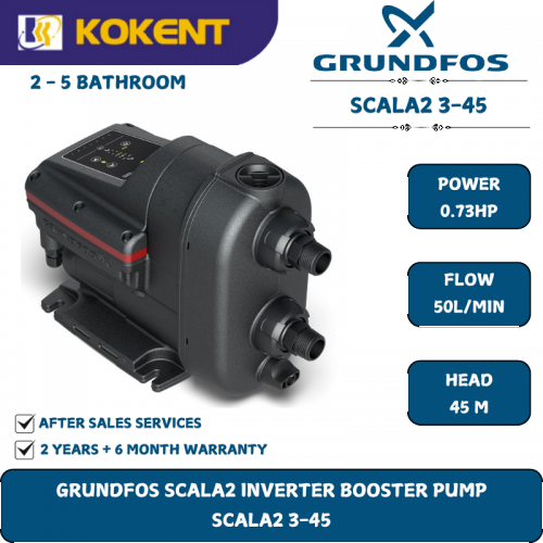 Grundfos Booster Water Pump Scala2