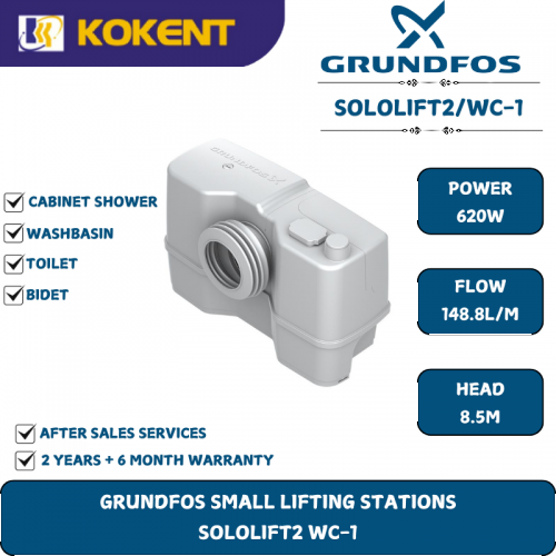 Grundfos Waste Water Transfer Pump SOLOLIFT2 WC-1