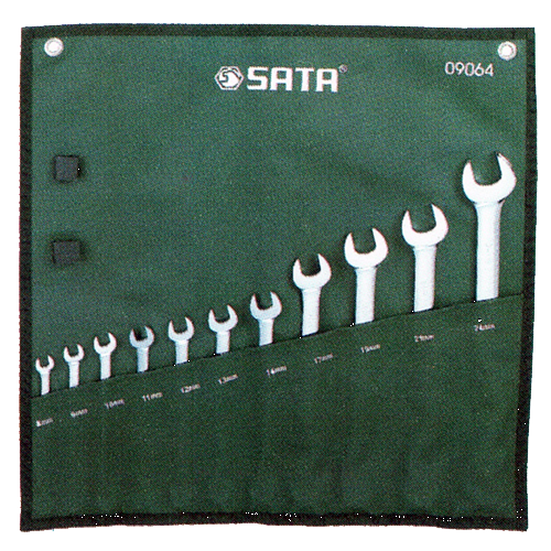 SATA Combination Wrench Set 11pc, 8mm-24mm, Metric, 3kg, 09064