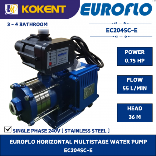 EUROFLO BOOSTER WATER PUMP (1