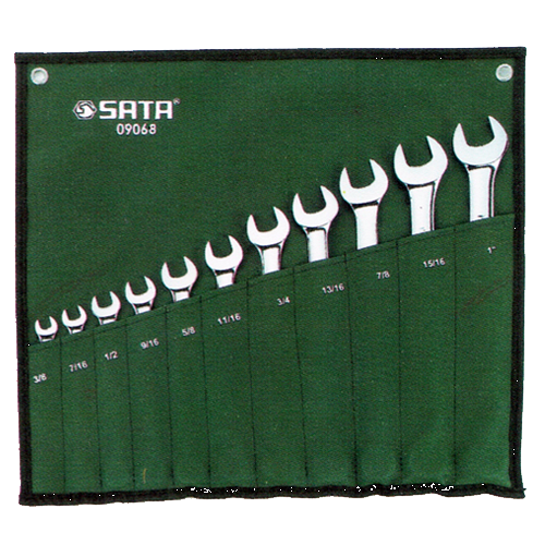 SATA Combination Wrench Set 11pc, 3/8