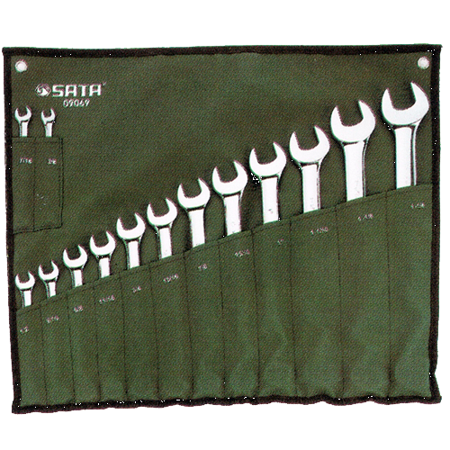 SATA Combination Wrench Set 14pc, 3/8