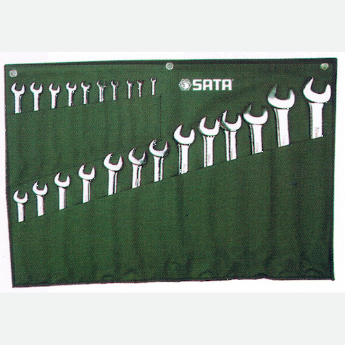 SATA Combination Wrench Set 23pc, 6mm-32mm, Metric, 7kg, 09027