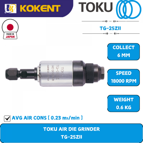 TOKU AIR DIE GRINDER  TG-25ZII
