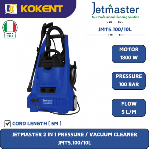 JETMASTER 2 IN 1 PRESSURE / VACUUM CLEANER  JMT5.100/10L