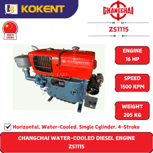 CHANGCHAI WATER-COOLED DIESEL ENGINE  ZS1115