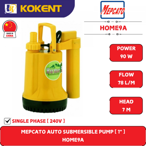 MEPCATO AUTO SUBMERSIBLE WATER PUMP [ 1