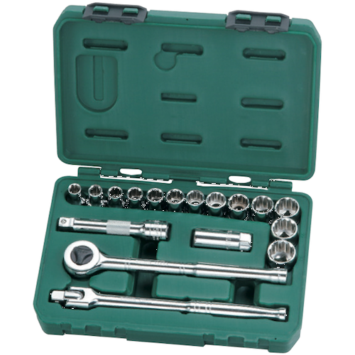 SATA Socket Set 17pc, 1/2