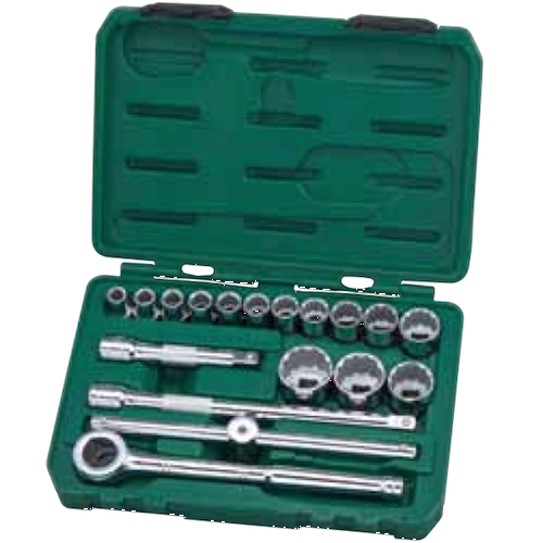 SATA Socket Set 18pc, 1/2