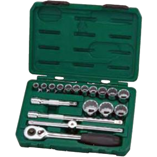 SATA Socket Set 18pc, 1/2