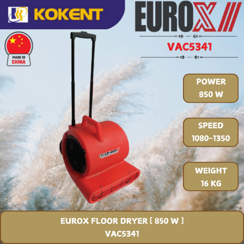 EUROX FLOOR DRYER [ 850 W.1350RPM.16KG ]  VAC5341