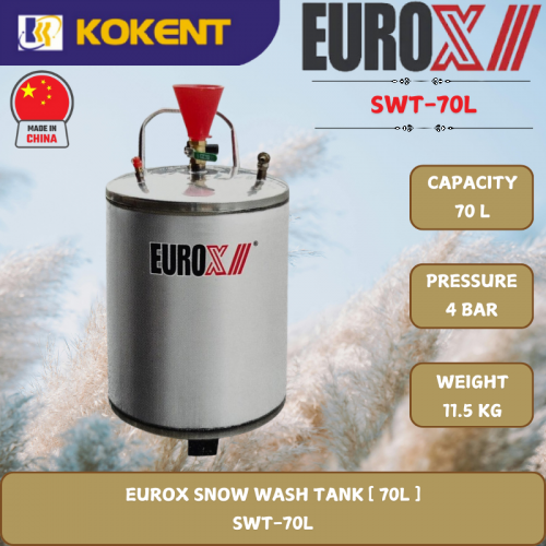 EUROX SNOW WASH TANK [ 70L.4BAR.11.5KG ]  SWT-70L