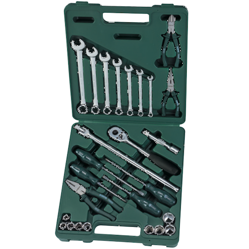 SATA Socket & Hand Tool Set 26pc, 1/2