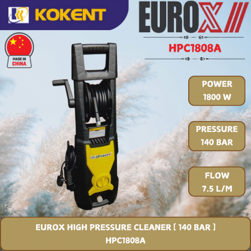 EUROX HIGH PRESSURE CLEANER [ 140 BAR ]  HPC1808A