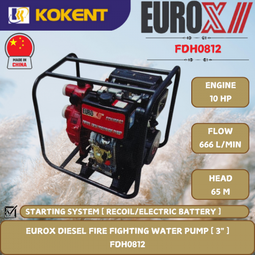 EUROX DIESEL FIRE FIGHTING WATER PUMP [ 3