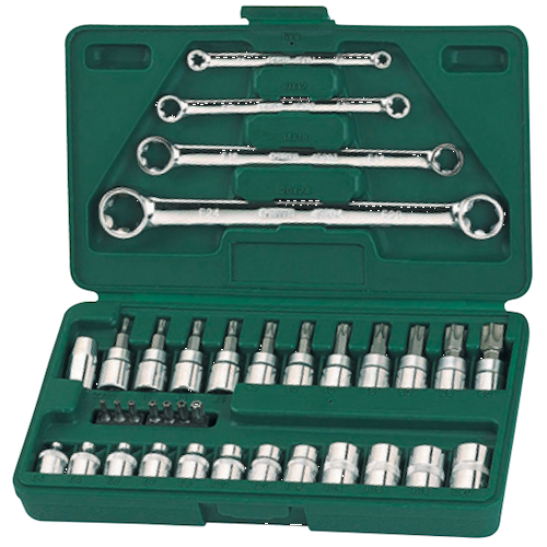 SATA Dr. E-Torx Wrench Set 35pc, 1/4