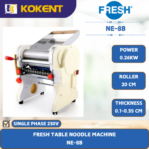 FRESH TABLE NOODLE MACHINE [ 0.26KW ]  NE-8B