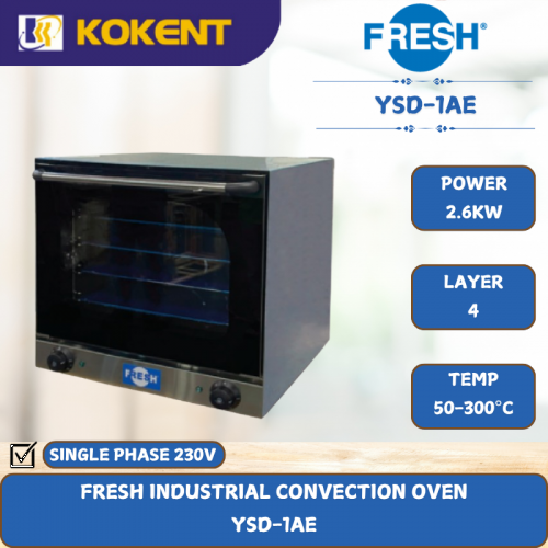 FRESH INDUSTRIAL CONVECTION OVEN [ 2.6KW]  YSD-1AE