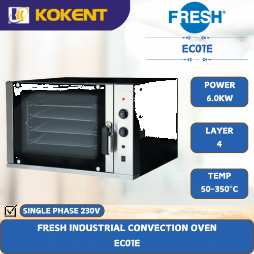 FRESH INDUSTRIAL CONVECTION OVEN [ 6.0KW ] EC01E