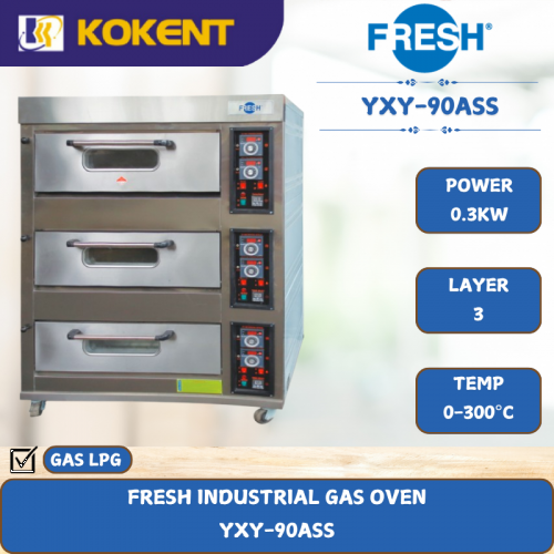 FRESH INDUSTRIAL GAS OVEN [ 0.3KW ] YXY-90ASS