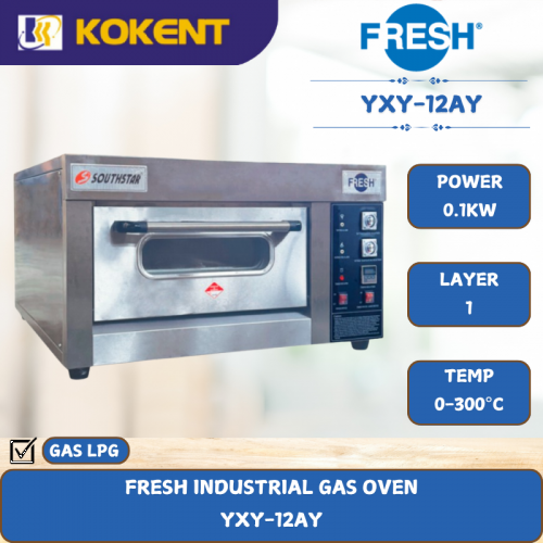 FRESH INDUSTRIAL GAS OVEN [ 0.1KW ] YXY-12AY