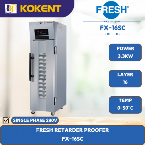 FRESH RETARDER PROOFER [ 3.3KW ] FX-16SC