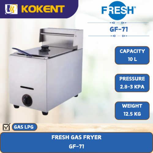 FRESH GAS FRYER [ 10L ] GF-71