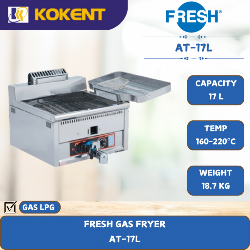 FRESH GAS FRYER [ 17L ] AT-17L