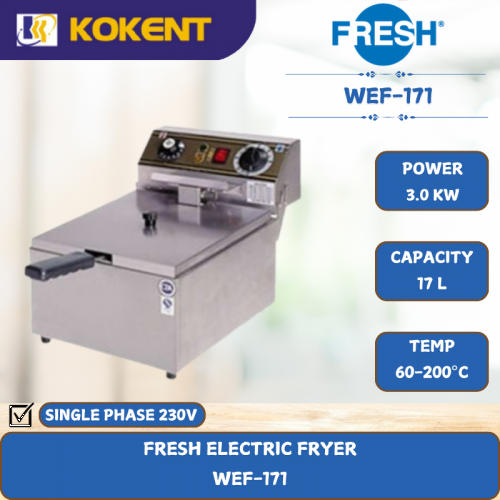 FRESH ELECTRIC FRYER [ 3.0KW ] WEF-171