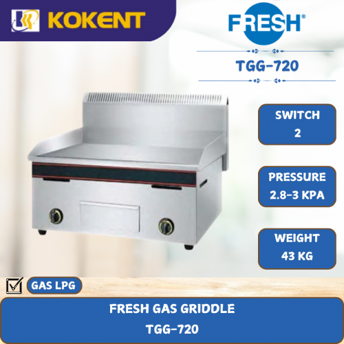 FRESH GAS GRIDDLE  TGG-720