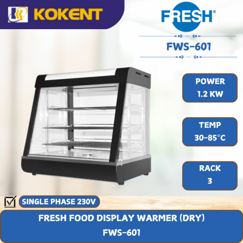FRESH FOOD DISPLAY WARMER (DRY) [ 1.2KW ] FWS-601