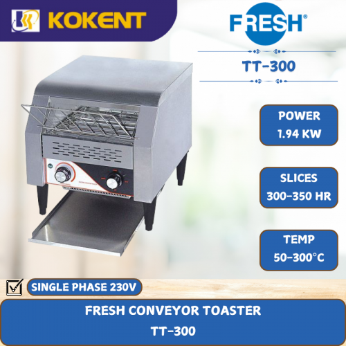 FRESH CONVEYOR TOASTER [ 1.94KW ] TT-300