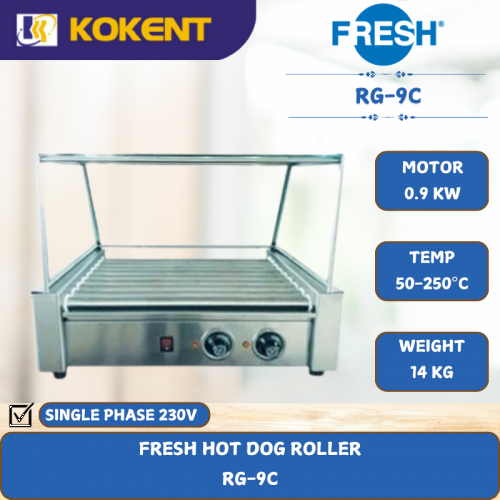 FRESH HOT DOG ROLLER [ 0.9KW ] RG-9C