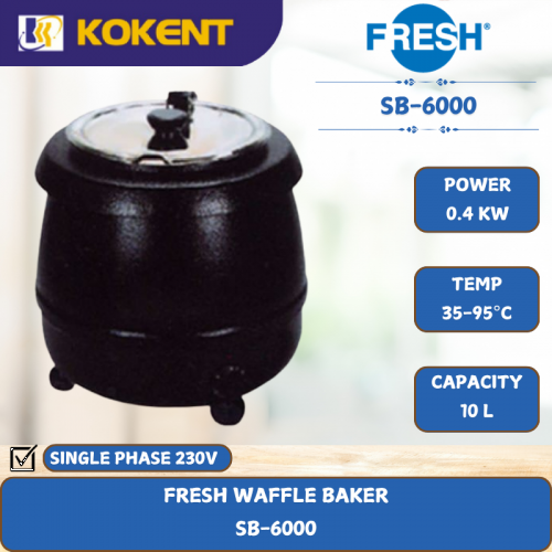 FRESH WAFFLE BAKER [ 0.4KW ] SB-6000